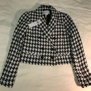BGBGeneration Cropped Tweed Blazer - Size XS